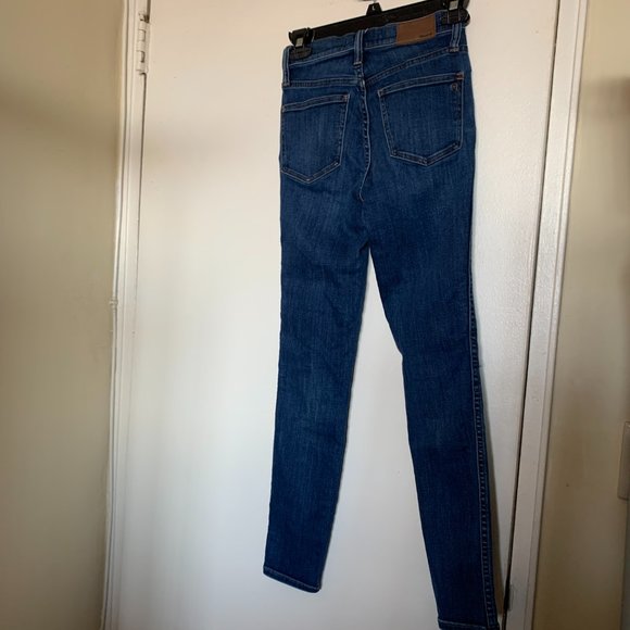 Madewell Women's 10" High-Rise Skinny Jeans in Danny Wash Size 24 G7391 ($135) - Picture 12 of 14